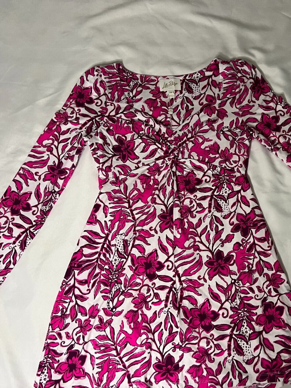 NWT Lilly Pulitzer Anne Skirted Romper In Elder Blossom Size Medium Floral - Picture 5 of 14